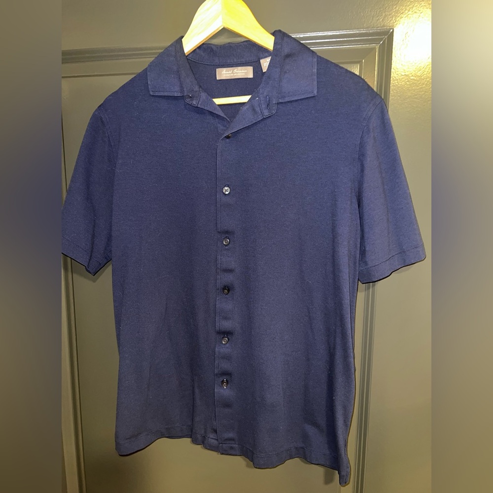 Daniel Cremieux Blue Casual Button Down Shirt